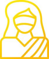 Lady Justice kreatives Icon-Design vektor