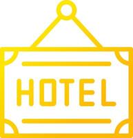 Hotel kreatives Icon-Design vektor