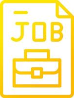 Job kreatives Icon-Design vektor