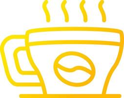 Kaffee kreatives Icon-Design vektor