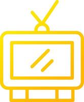 kreatives Icon-Design für das Fernsehen vektor