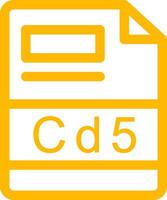 cd5 kreativ Symbol Design vektor