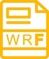 wrf kreativ ikon design vektor