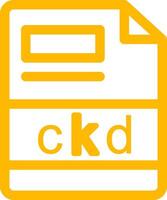 ckd kreativ ikon design vektor