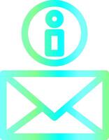 E-Mail kreatives Icon-Design vektor