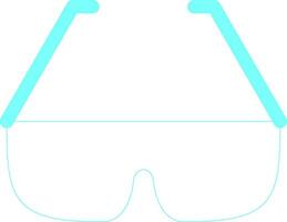 Brille kreatives Icon-Design vektor