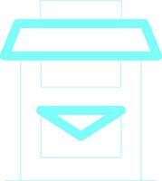 postbox kreatives symboldesign vektor