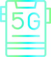 5g kreatives Icon-Design vektor