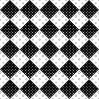 nahtlos diagonal Platz Muster Hintergrund - - schwarz und Weiß geometrisch Vektor Design von Quadrate