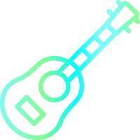 Akustikgitarre kreatives Icon-Design vektor