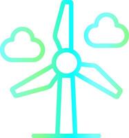Wind Leistung kreativ Symbol Design vektor
