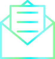 E-Mail kreatives Icon-Design vektor