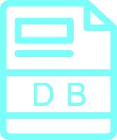 db kreativ Symbol Design vektor