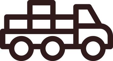 Mover Truck kreatives Icon-Design vektor