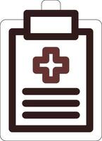 Gesundheitsbericht kreatives Icon-Design vektor