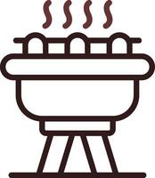 Grill kreatives Icon-Design vektor