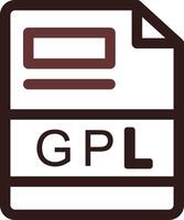 gpl kreativ Symbol Design vektor