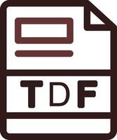 tdf kreativ Symbol Design vektor