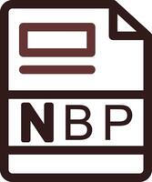 nbp kreativ Symbol Design vektor