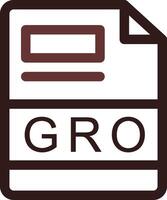 gro kreativ Symbol Design vektor