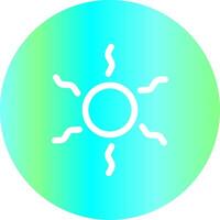 Sonne kreatives Icon-Design vektor