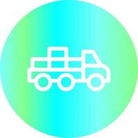 Mover Truck kreatives Icon-Design vektor