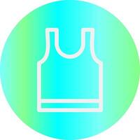 Tanktop kreatives Icon-Design vektor