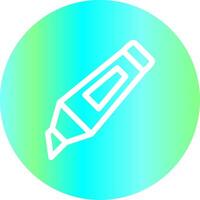 Textmarker kreatives Icon-Design vektor