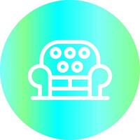 Sofa kreatives Icon-Design vektor