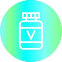 Vitamin kreatives Icon-Design vektor