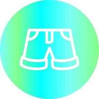 Shorts kreatives Icon-Design vektor