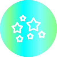 Sterne kreatives Icon-Design vektor