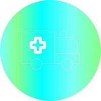 Krankenwagen kreatives Icon-Design vektor