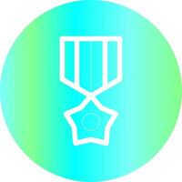 Medaille kreatives Icon-Design vektor