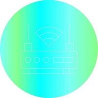 Wifi kreatives Icon-Design vektor