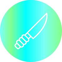 kniv kreativ ikon design vektor