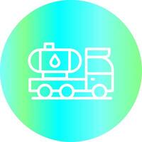 Tankwagen kreatives Icon-Design vektor