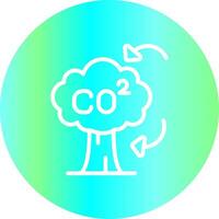 co2 kreativ Symbol Design vektor