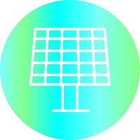 Solarpanel kreatives Icon-Design vektor