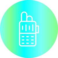 Walkie-Talkie kreatives Icon-Design vektor