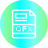 qfx kreativ ikon design vektor