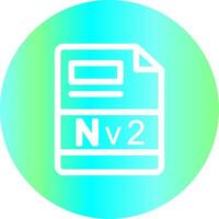 nv2 kreativ Symbol Design vektor