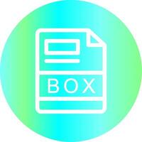 Box kreatives Icon-Design vektor