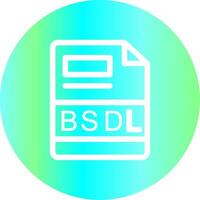 bsdl kreativ Symbol Design vektor