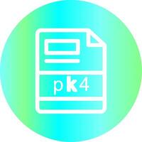 pk4 kreativ ikon design vektor