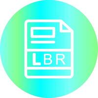 lbr kreativ ikon design vektor
