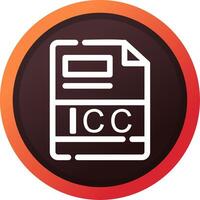 icc kreativ ikon design vektor