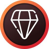 Diamant kreatives Icon-Design vektor