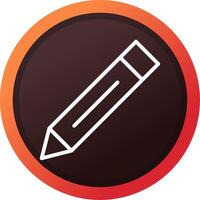 kreatives Icon-Design mit Bleistift vektor