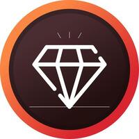 Diamant kreatives Icon-Design vektor